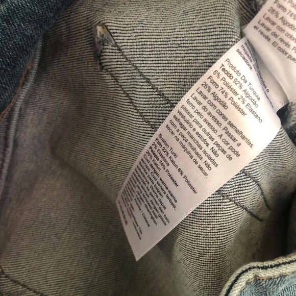 TOPSHOP Jamie Skinny Jeans Women’s Size 28 6 Distressed Knee Ankle Jeggings Blue - Picture 12 of 14